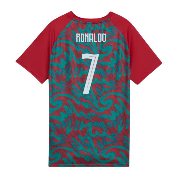 2026-2027 Portugal Warm Up Jersey (Red) - Kids (Ronaldo 7)-SoccerKits Hub | Buy Soccer Jerseys Online